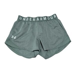 Under Armour UA Women's Loose‎ Fit Gym Running Shorts Green Size XS 24 x 2.5